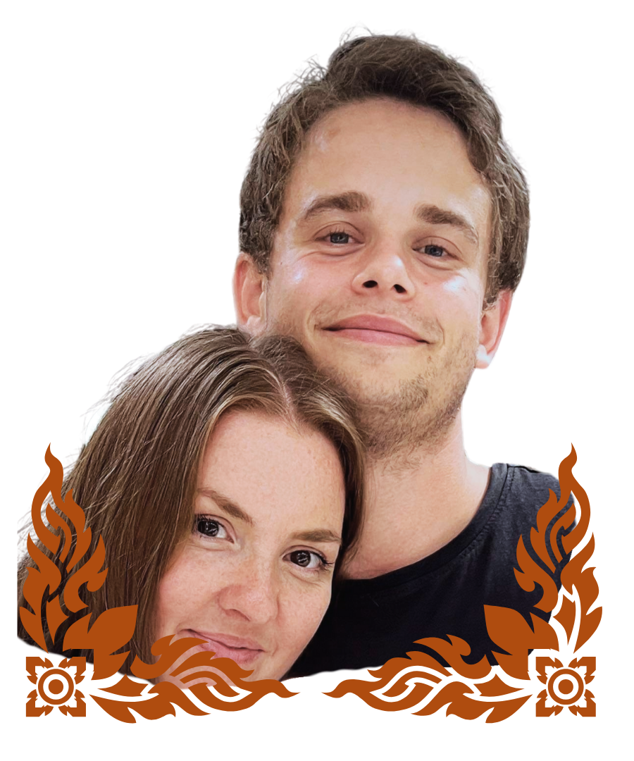 Squared image of Ole Martin and Malene